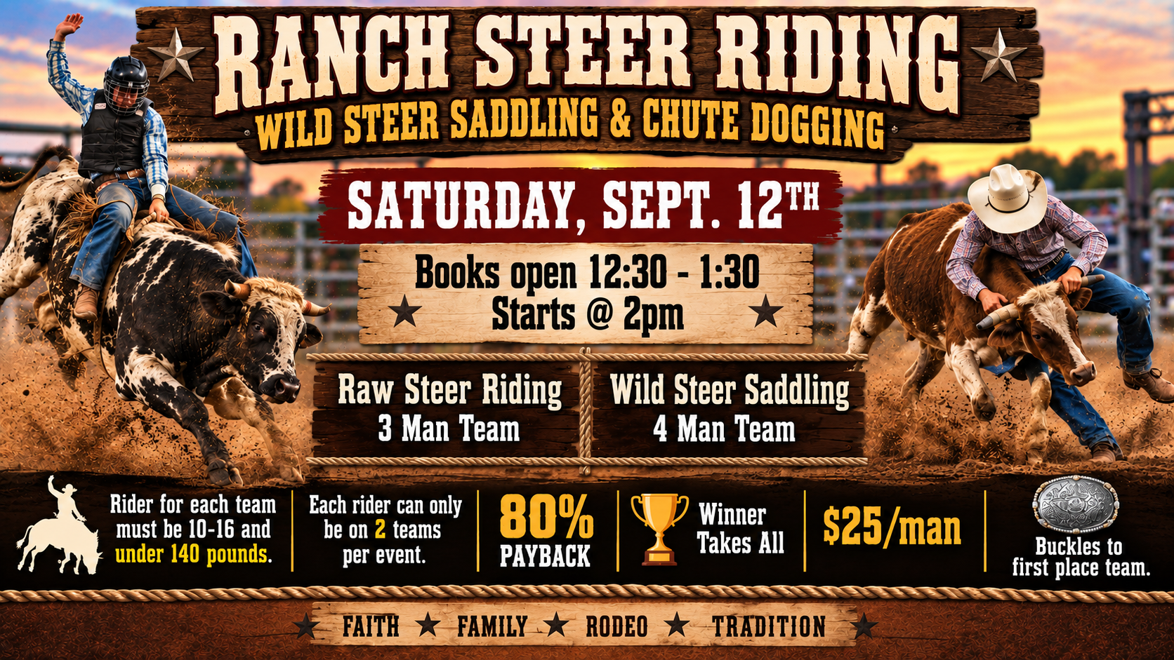 Ranch Steer Riding